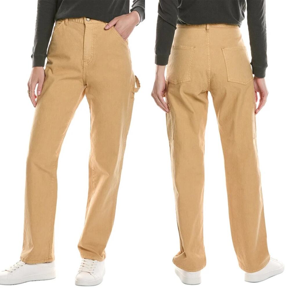 The Great The Carpenter Pant Camel Size 27 High Rise Utility Pant NEW
